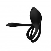 Черное эрекционное виброкольцо Bayek с пультом ДУ - Zalo - в Майкопе купить с доставкой