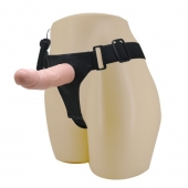 Реалистичный страпон-фаллоимитатор на трусиках Ultra Passionate Harness - 15 см. - Baile - купить с доставкой в Майкопе