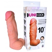 Фаллическая насадка Харнесс UNICOCK 10  - 25 см. - LOVETOY (А-Полимер) - купить с доставкой в Майкопе
