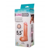 Фаллическая насадка Харнесс UNICOCK 5,5  - 17 см. - LOVETOY (А-Полимер) - купить с доставкой в Майкопе