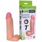 Фаллическая насадка Харнесс UNICOCK 7  - 19 см. - LOVETOY (А-Полимер) - купить с доставкой в Майкопе