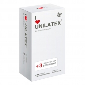 Ультратонкие презервативы Unilatex Ultra Thin - 12 шт. + 3 шт. в подарок - Unilatex - купить с доставкой в Майкопе