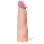 Реалистичная насадка с ярко выраженной головкой - 16,5 см. - A-toys - в Майкопе купить с доставкой