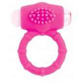 Розовое эрекционное виброкольцо A-toys - A-toys - в Майкопе купить с доставкой