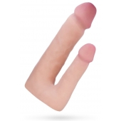 Поясной страпон с насадкой для двойного проникновения - 16 см. - ToyFa - купить с доставкой в Майкопе