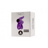 Эрекционное кольцо с подхватом мошонки и стимуляцией клитора Bullet Lastic Ring - Adrien Lastic - в Майкопе купить с доставкой