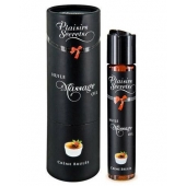 Массажное масло с ароматом крем брюле Huile de Massage Gourmande Creme Brulée - 59 мл. - Plaisir Secret - купить с доставкой в Майкопе