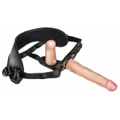 Женский страпон с вагинальной пробкой Woman Strap - 18 см. - LOVETOY (А-Полимер) - купить с доставкой в Майкопе
