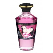 Массажное интимное масло с ароматом малины - 100 мл. - Shunga - купить с доставкой в Майкопе