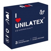 Ультрапрочные презервативы Unilatex Extra Strong - 3 шт. - Unilatex - купить с доставкой в Майкопе