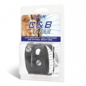 Утяжка для мошонки и пениса Cock Ring With 1  Ball Stretcher And Optional Weight Ring - BlueLine - купить с доставкой в Майкопе