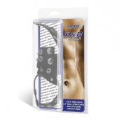 Утяжка на пенис и мошонку Cock Ring With 1.5  Ball Stretcher And Optional Weight Ring - BlueLine - купить с доставкой в Майкопе
