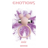 Розовое эрекционное виброколечко Emotions Minnie Light pink - Lola Games - в Майкопе купить с доставкой