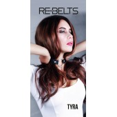 Чёрный кожаный чокер-кляп Tyra Black - Rebelts - купить с доставкой в Майкопе