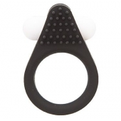 Чёрное эрекционное кольцо LIT-UP SILICONE STIMU RING 1 BLACK - Dream Toys - в Майкопе купить с доставкой