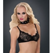 Полиуретановый ошейник с пуклями и D-кольцами Collar with Studs - Blush Novelties - купить с доставкой в Майкопе