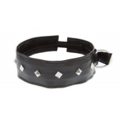 Полиуретановый ошейник с пуклями Collar with Studs - Blush Novelties - купить с доставкой в Майкопе