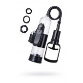 Вакуумная помпа A-toys с вибропулей и эрекционными кольцами - A-toys - в Майкопе купить с доставкой