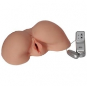Телесная вибровагина из киберкожи с выносным пультом - LOVETOY (А-Полимер) - в Майкопе купить с доставкой