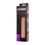 Насадка-удлинитель Extension sleeve телесного цвета - 18,5 см. - Sitabella - в Майкопе купить с доставкой