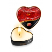 Массажная свеча с ароматом персика Bougie Massage Candle - 35 мл. - Plaisir Secret - купить с доставкой в Майкопе