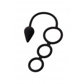 Тройное эрекционное кольцо с анальным хвостом Drop S-size - Erotist Adult Toys - в Майкопе купить с доставкой