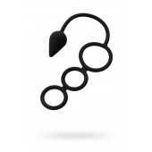 Тройное эрекционное кольцо с анальным хвостом Drop S-size - Erotist Adult Toys - в Майкопе купить с доставкой