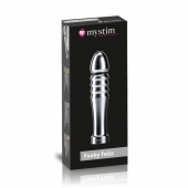 Ребристый фаллоимитатор для электростимуляции Funky Fella Rill Dildo - 13 см. - MyStim - купить с доставкой в Майкопе