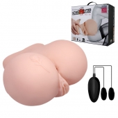 Вагина и анус с вибрацией CrazyBull Vagina and Ass - Baile - в Майкопе купить с доставкой