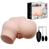 Телесный полуторс с двумя любовными тоннелями и вибрацией - Baile - в Майкопе купить с доставкой