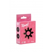 Чёрное эрекционное кольцо Rings Gear - Lola Games - в Майкопе купить с доставкой