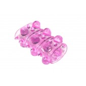 Розовая насадка на пенис Rings Armour - Lola Games - в Майкопе купить с доставкой