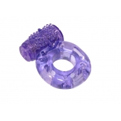 Фиолетовое эрекционное кольцо с вибрацией Rings Axle-pin - Lola Games - в Майкопе купить с доставкой