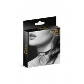 Черный чокер с двумя кольцами - Bijoux Pour Toi - купить с доставкой в Майкопе