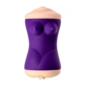 Двухсторонний мастурбатор JOS YARA в фиолетовой колбе - JOS - в Майкопе купить с доставкой