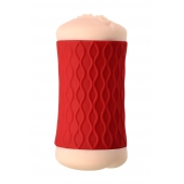 Двухсторонний мастурбатор JOS  NADIN в красном цилиндре - JOS - в Майкопе купить с доставкой