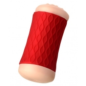 Двухсторонний мастурбатор JOS  NADIN в красном цилиндре - JOS - в Майкопе купить с доставкой