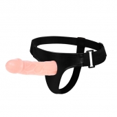 Телесный фаллоимитатор на трусиках Jessica Strap-On - 15,5 см. - Baile - купить с доставкой в Майкопе