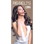 Кляп-трензель Lora с металлическими кольцами - Rebelts - купить с доставкой в Майкопе