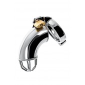 Серебристый мужской пояс верности TOYFA Metal - ToyFa - купить с доставкой в Майкопе