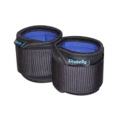 Неопреновые черно-синие наручники - Sitabella - купить с доставкой в Майкопе