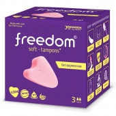 Женские гигиенические тампоны без веревочки FREEDOM mini - 3 шт. - Freedom - купить с доставкой в Майкопе