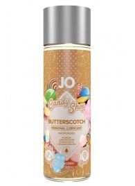 Смазка на водной основе Candy Shop Butterscotch с ароматом ирисок - 60 мл. - System JO - купить с доставкой в Майкопе
