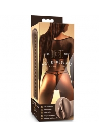 Коричневый мастубратор-вагина Nicole s Kitty - Blush Novelties - в Майкопе купить с доставкой