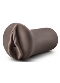 Коричневый мастубратор-вагина Nicole s Kitty - Blush Novelties - в Майкопе купить с доставкой