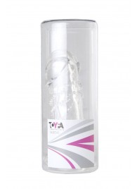 Прозрачная гелевая насадка с клиторальным отростком - 13 см. - Toyfa Basic - в Майкопе купить с доставкой