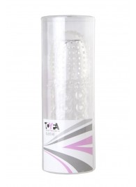 Прозрачная закрытая гелевая насадка - 13,5 см. - Toyfa Basic - в Майкопе купить с доставкой