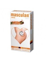 Розовые презервативы Masculan Ultra Long Pleasure с колечками, пупырышками и продлевающим эффектом - 10 шт. - Masculan - купить с доставкой в Майкопе