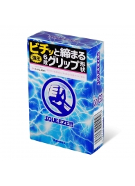 Презервативы Sagami Squeeze волнистой формы - 5 шт. - Sagami - купить с доставкой в Майкопе