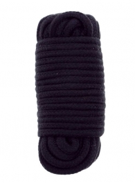 Черная веревка для связывания BONDX LOVE ROPE - 10 м. - Dream Toys - купить с доставкой в Майкопе